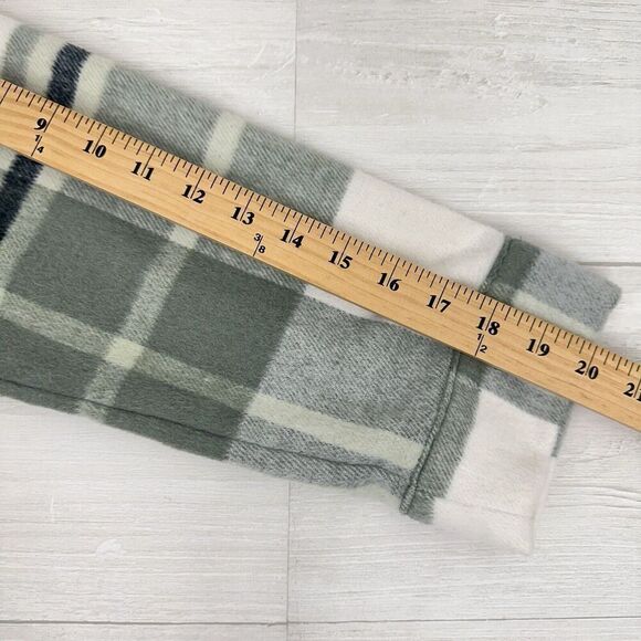 NWT Banana Republic Shirt Jacket Women L Green Plaid Flannel Shacket Oversized - Picture 13 of 16